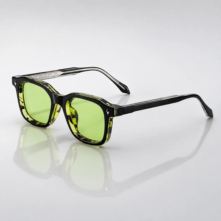 Delvano Corso Sunglasses — C02 Green (sunglasses hero)