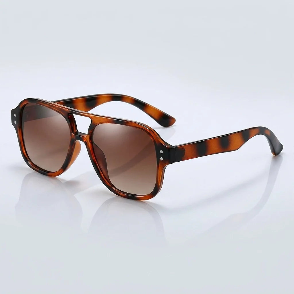 Peloru Aviator Sunglasses — C2 Leopard Gradual Tea (sunglasses hero)
