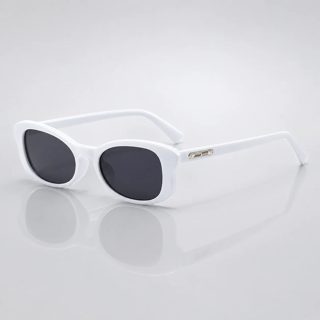 Pelora Rivena Sunglasses — C2白框黑灰片 (sunglasses hero)