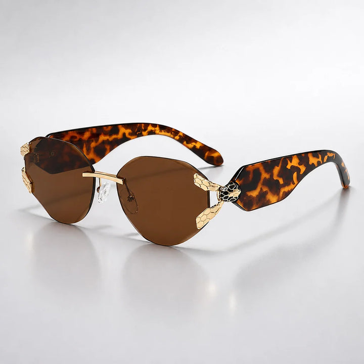 Calyx Serrano Sunglasses — C3 Gold Frame Dark Tea Tablets (sunglasses hero)