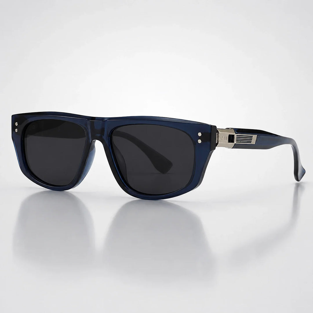Halcor Brava Sunglasses — C4 Dark Blue Black Gray (sunglasses hero)