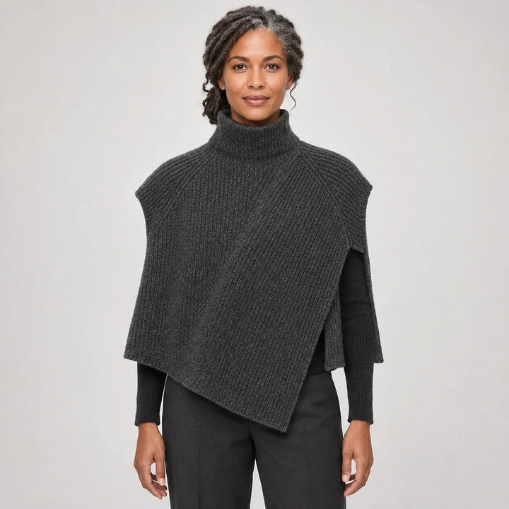 Broden Wool Blend Sweater — Charcoal (apparel front)