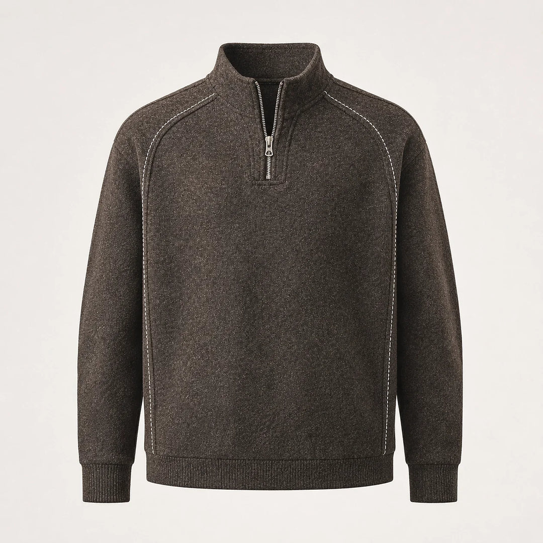 Dekoro Wool Blend Pullover — Charcoal (apparel solo)