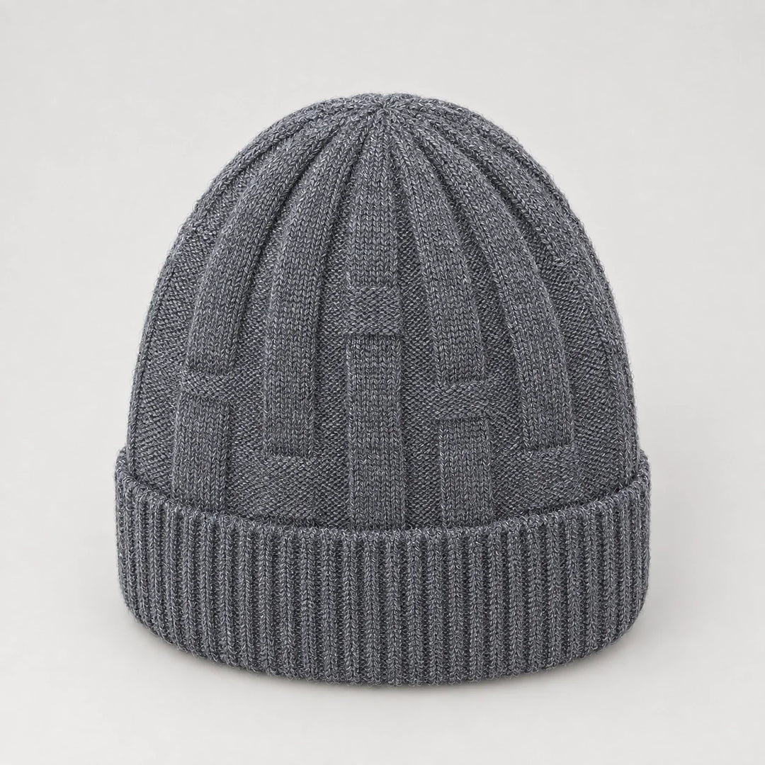 Drummond Wool Beanie — Dark Gray (headwear solo alt)