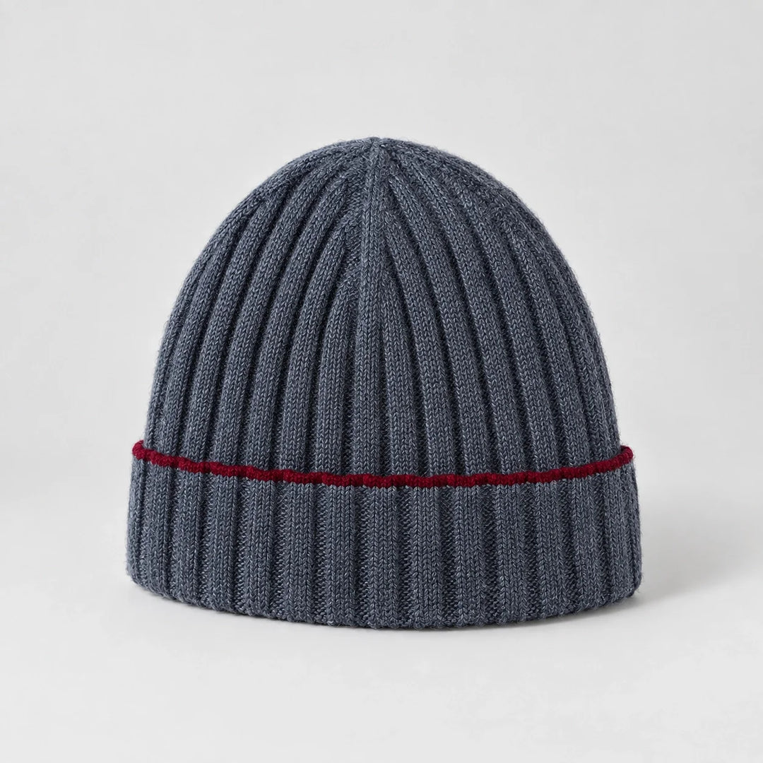 Dalton Wool Beanie — Dark Gray (headwear solo front)