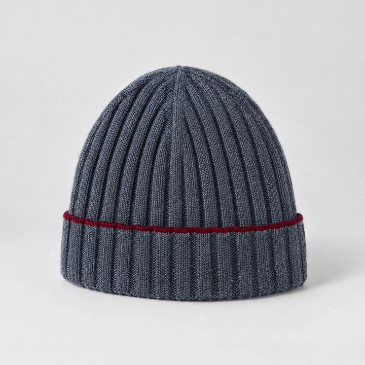 Dalton Wool Beanie — Dark Gray (headwear solo front)