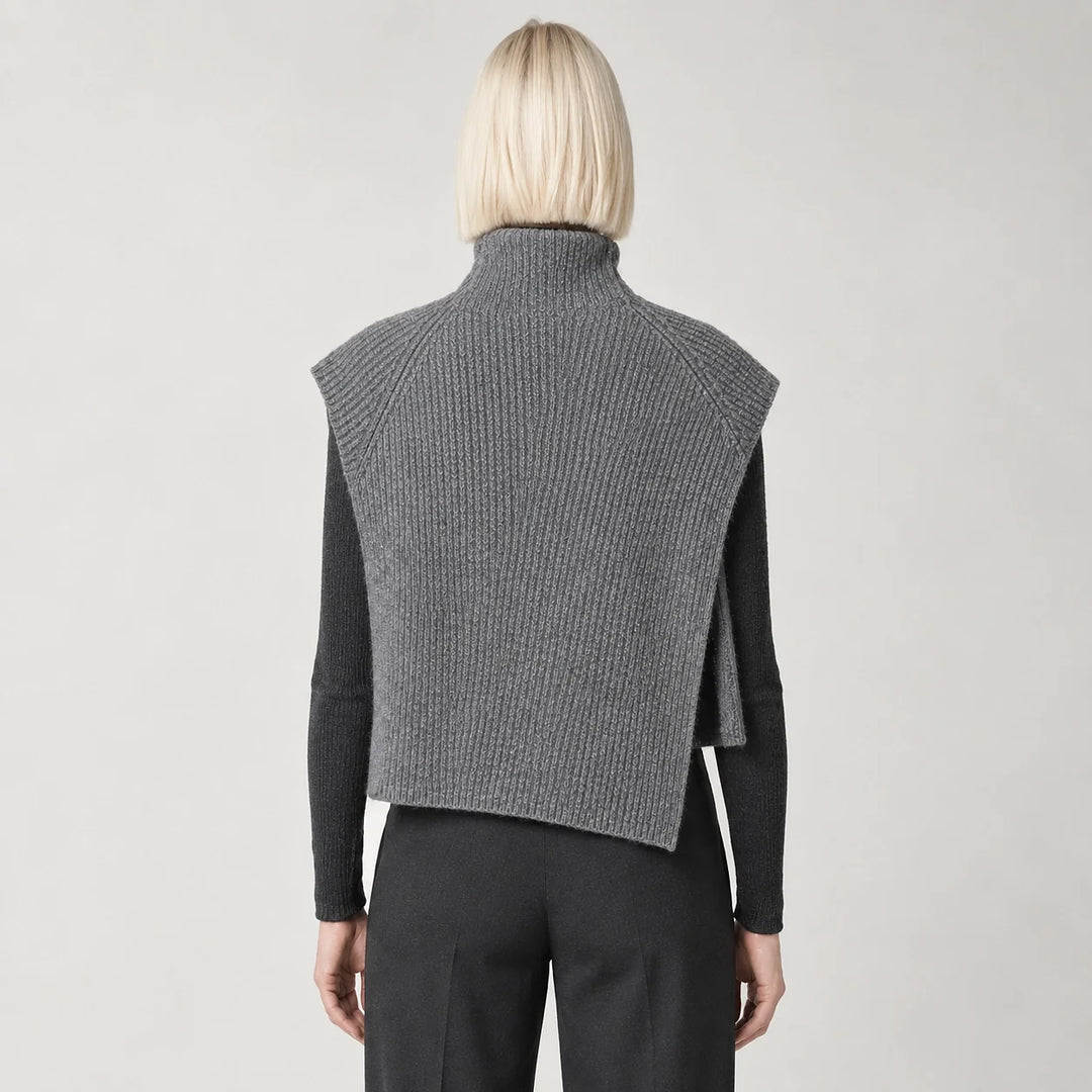 Broden Wool Blend Sweater — Gray (apparel back)