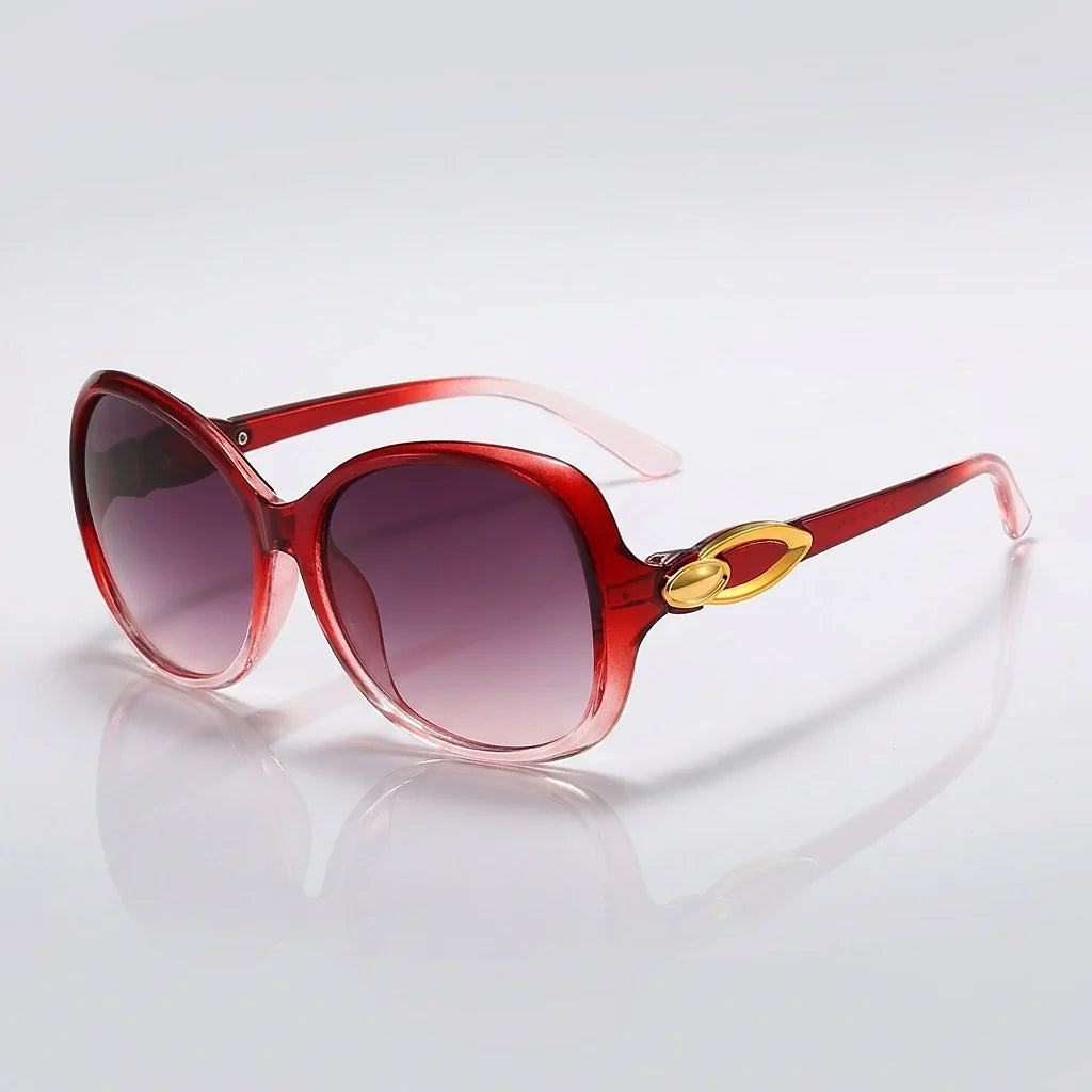 Floreau Solene Sunglasses — Gray Frame Fade To Gray Film (sunglasses hero)
