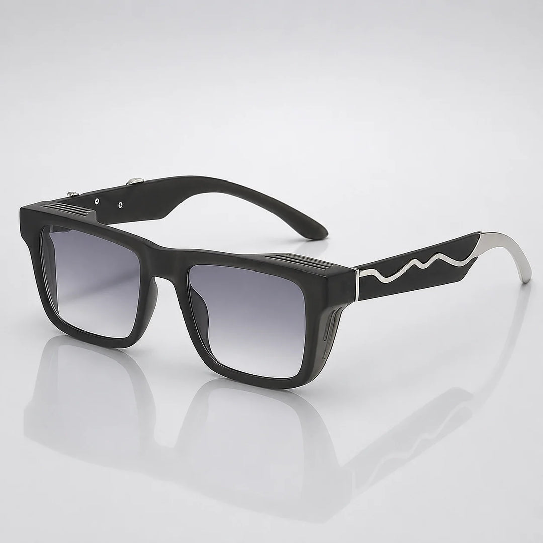 Halvon Ridgeway Sunglasses — Gray Frame Gray Piece (sunglasses hero)