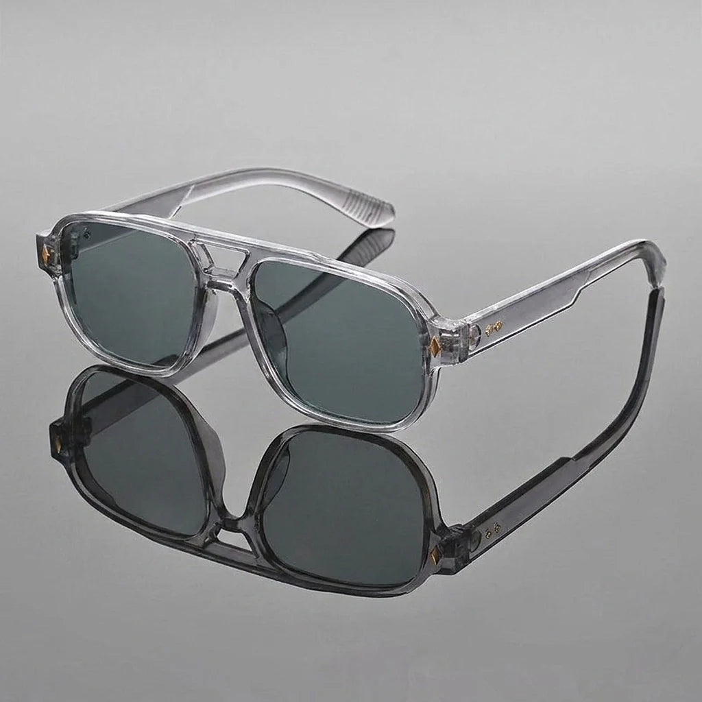 Quelro Aviator Sunglasses — Gray (match anchor 1)