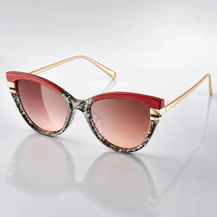 Pelara Cat-Eye Sunglasses — Grey-pink (sunglasses hero)