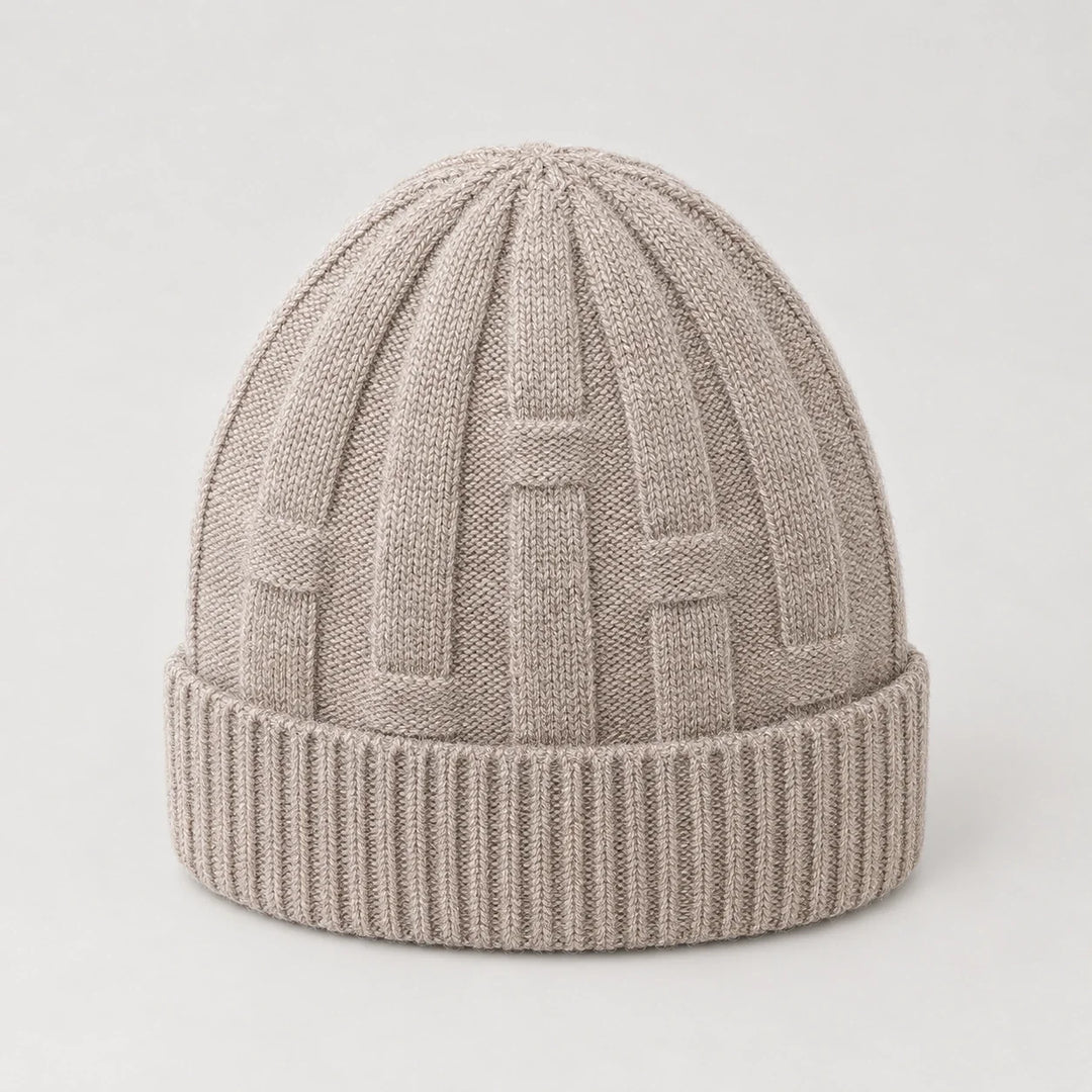 Drummond Wool Beanie — Khaki (headwear solo alt)