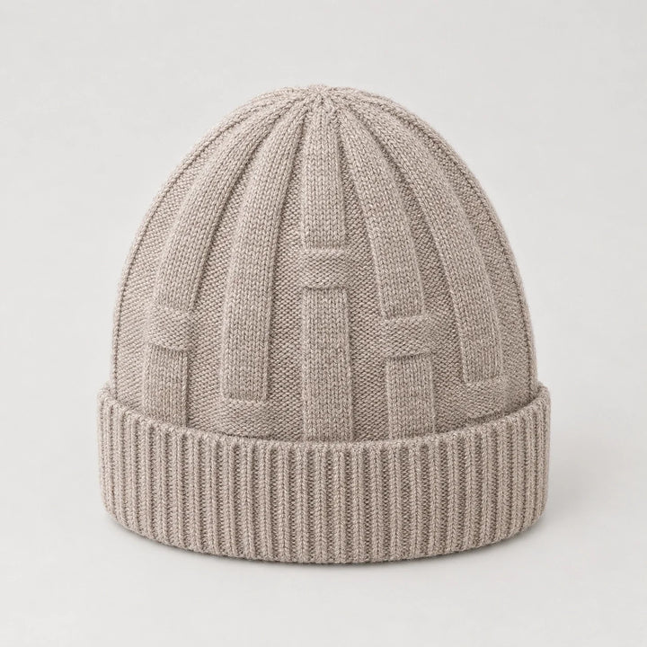 Drummond Wool Beanie — Khaki (headwear solo alt)