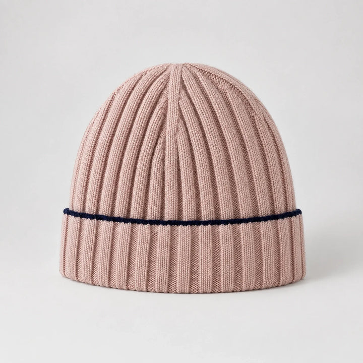 Dalton Wool Beanie — Light Brown (headwear solo front)