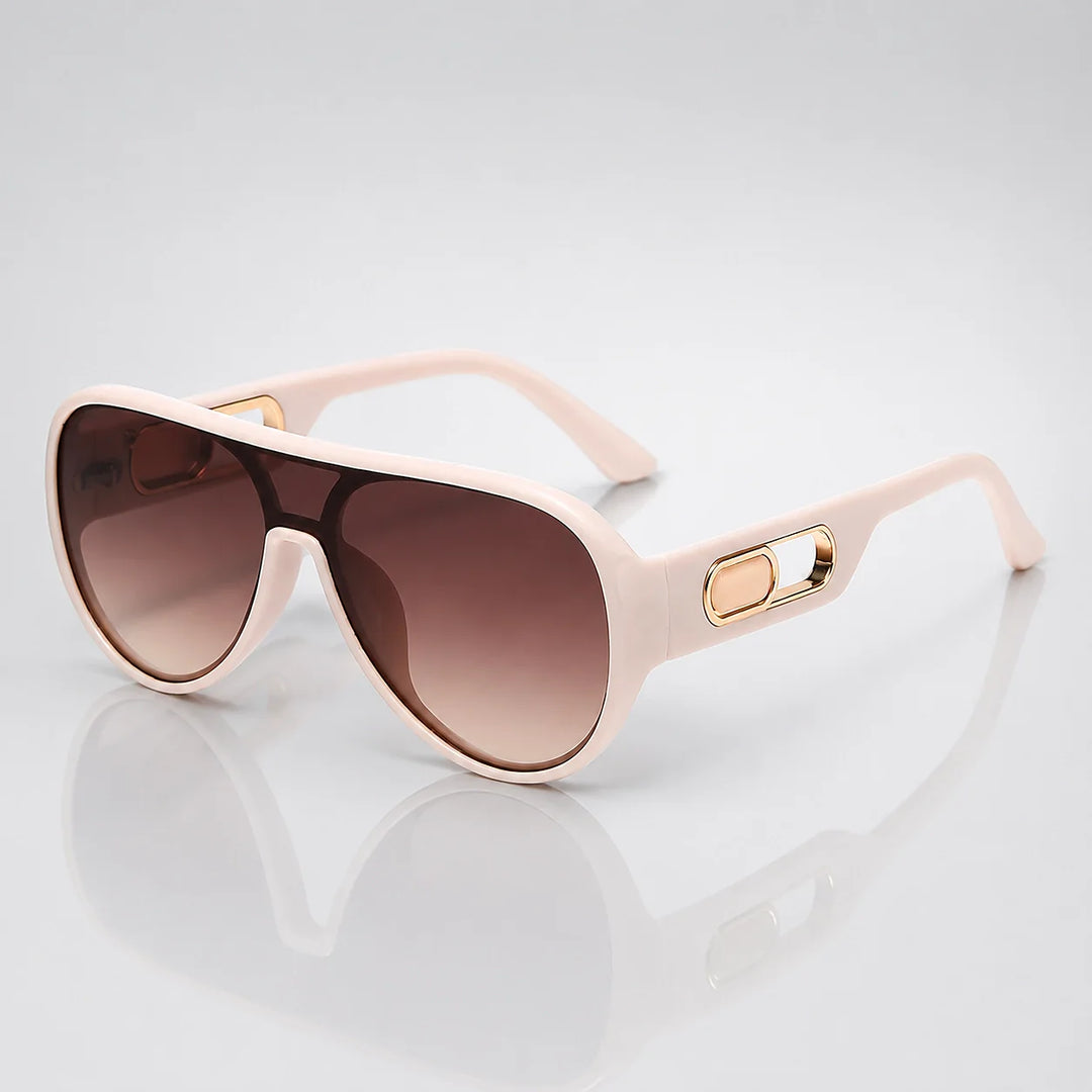 Quelra Toad Sunglasses — Off-white Frame Gradually Tea Slices C7 (sunglasses hero)