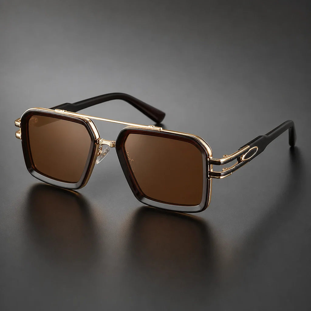 Daxon Riviera Sunglasses — Tan (sunglasses hero)