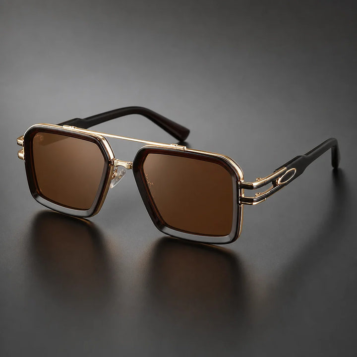 Daxon Riviera Sunglasses — Tan (sunglasses hero)