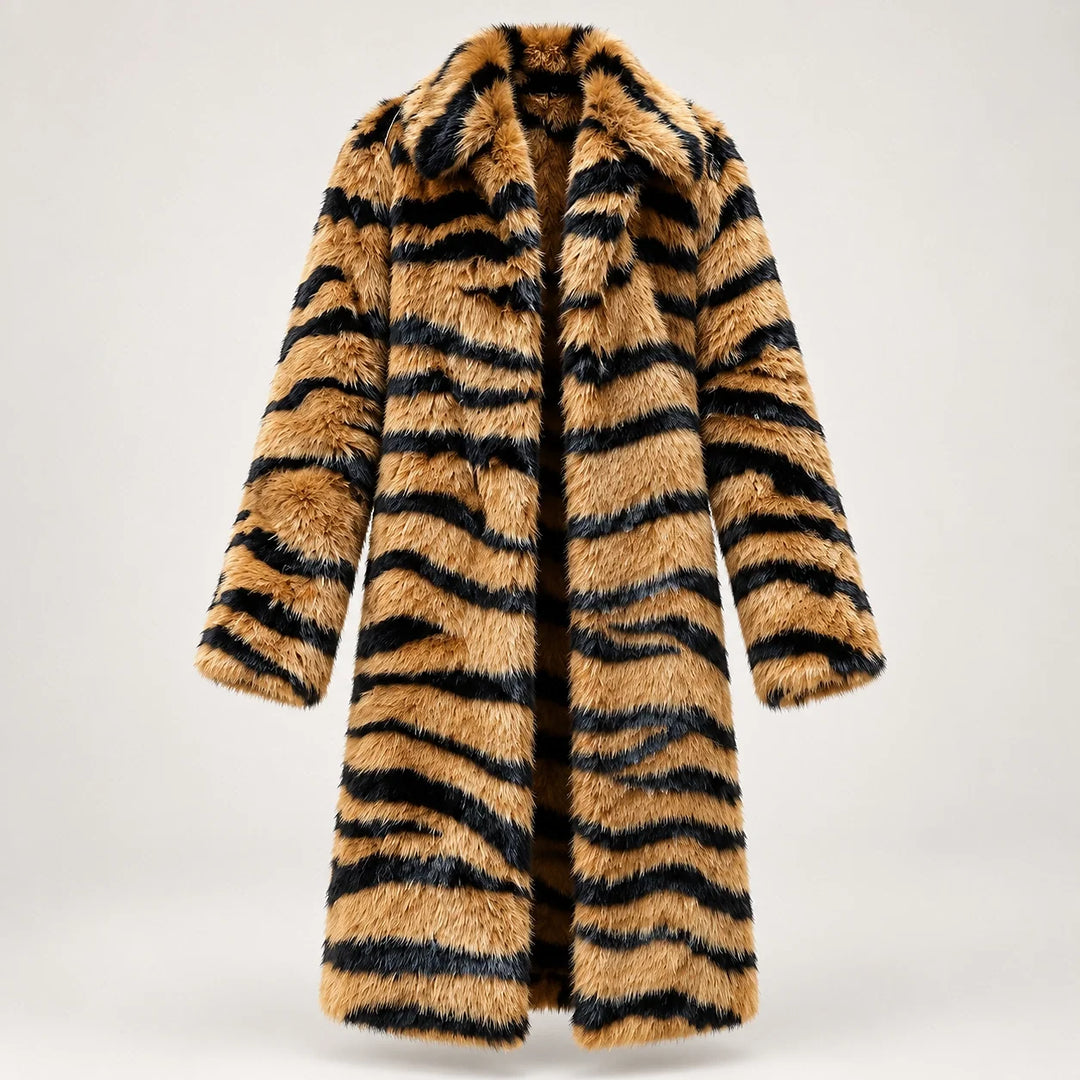 Ordelune Tiger Stripe Coat — Tiger Print (apparel solo)