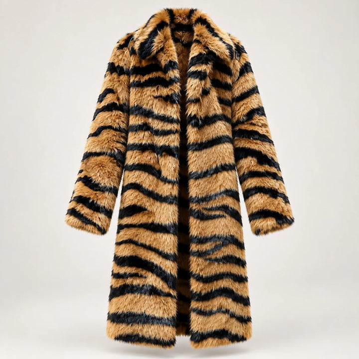 Ordelune Tiger Stripe Coat — Tiger Print (apparel solo)