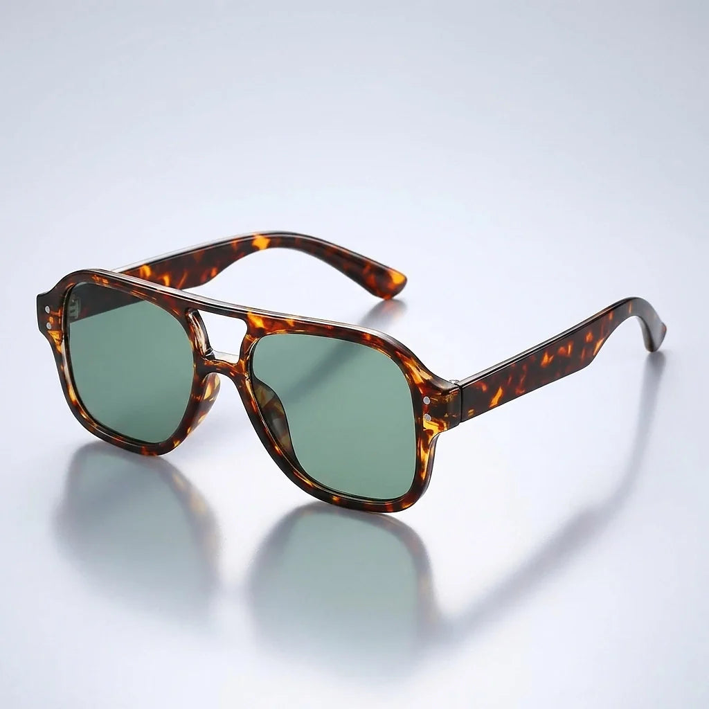 Peloru Aviator Sunglasses — Tortoiseshell (sunglasses hero)
