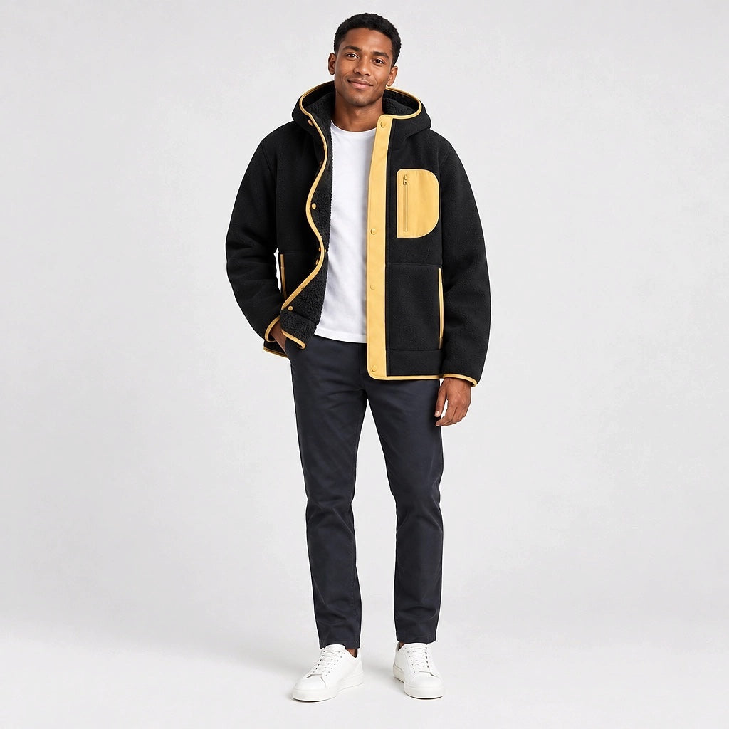 Fleece Hooded Jacket — AI draft - Jack Hafford