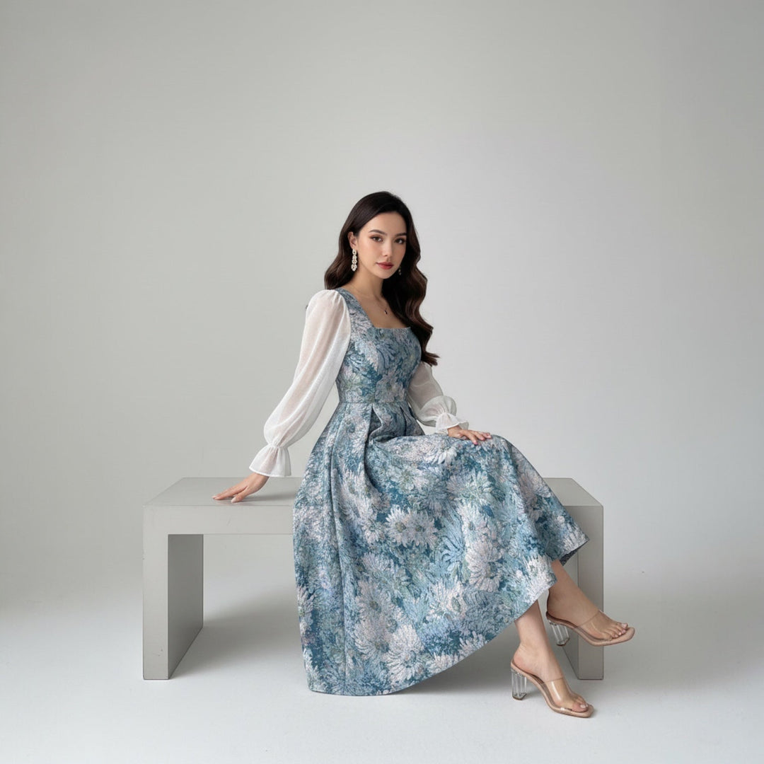 Sorelle Floral Midi Dress