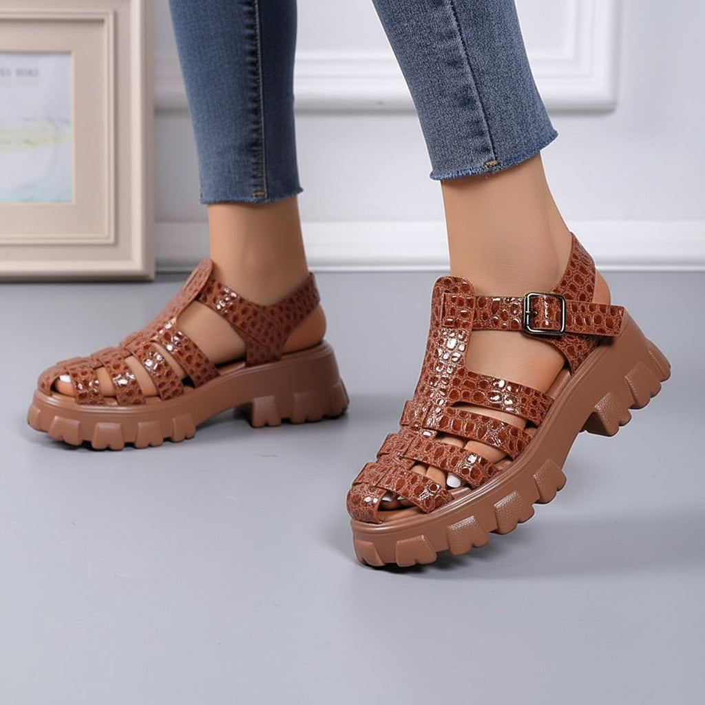 Lyra Croc Gladiator Orthopedic Sandals