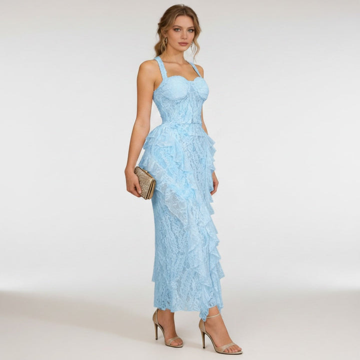 Velante Lace Maxi Dress - Wedding Guest