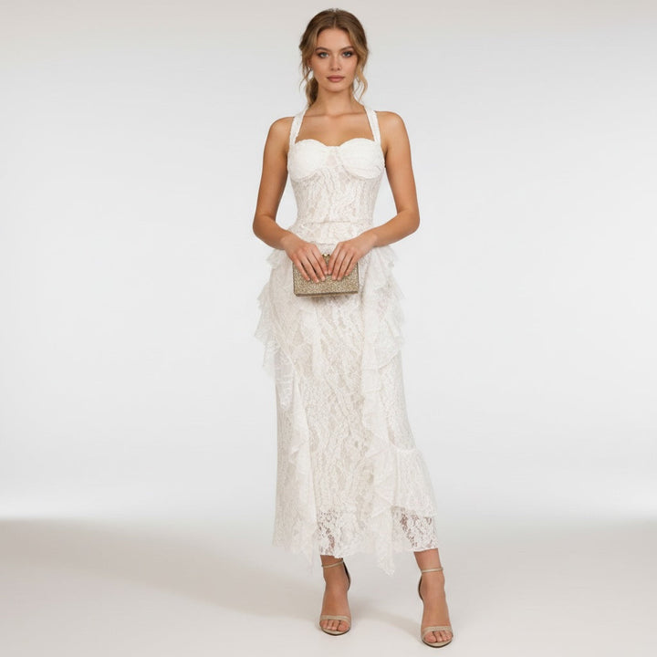 Velante Lace Maxi Dress - Wedding Guest