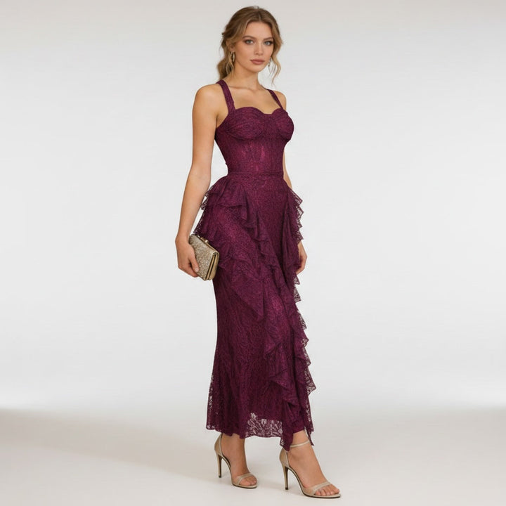 Velante Lace Maxi Dress - Wedding Guest